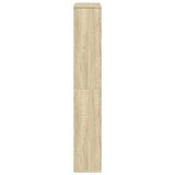 Bookcase Sonoma Oak 72x20x120.5 cm Engineered Wood 858158