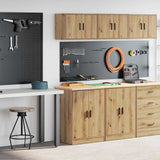 Garage Cabinets 2 pcs Artisan Oak Engineered Wood 3328313