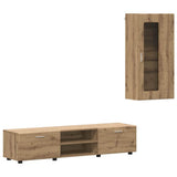 TV Cabinet Set FLORIN 3 pcs Artisan Oak Engineered Wood 3397933