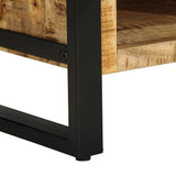 Coffee Table 90x50x36 cm Solid Rough Wood Mango 4013555