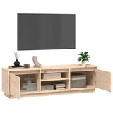 TV Cabinet 140x35x40 cm Solid Wood Pine 814314