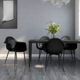 Dining Chairs 4 pcs Black PP 338077