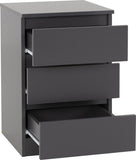 ZNTS Malvern 3 Drawer Bedside 100-103-069