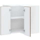 Kitchen Wall Corner Cabinet Kalmar Brown Oak Engineered Wood 853624