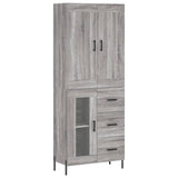 Highboard Grey Sonoma 69.5x34x180 cm Engineered Wood 3199951