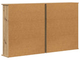 CD Cabinet 2 pcs Artisan Oak 60 x 17 x 92 cm Engineered Wood 8012745