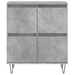 Sideboards 2 pcs Concrete Grey Engineered Wood 3190177