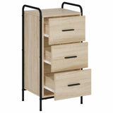 Sideboard Sonoma Oak 40 x 33 x 80.5 cm Engineered Wood 8013789