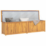 Garden Box 200x50x55 cm Solid Wood Teak 318735