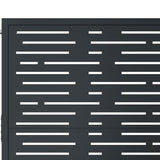 Garden Gate Anthracite 105x80 cm Steel Square Design 153190