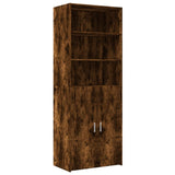 Highboard Smoked Oak 70x42,5x185 cm Engineered Wood 3281375