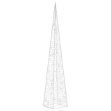 Acrylic Decorative LED Light Cone Cold White 60 cm 328956