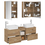 Bathroom Furniture Set 5 pcs Artisan Oak 3406854