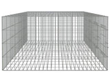 4-Panel Rabbit Cage 217x79x54 cm Galvanised Iron 171570