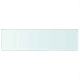 Shelves 2 pcs Panel Glass Clear 90x25 cm 3051580