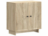 3 Piece Bathroom Cabinet Set EDE Sonoma Oak Engineered Wood 3417416