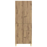 Cabinet Set 2 pcs 66 x 34.5 x 90 cm Engineered Wood 3416582