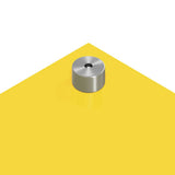 Kitchen Backsplash 2 pcs Yellow 100 x 60 cm Tempered Glass 3415481
