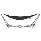 Hammock with Foldable Stand Black 44365