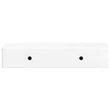 Wall-Mounted Side Table High Gloss White 87.5 x 34.5 x 17 cm 899179