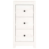 Sideboards 2 pcs White 40x35x80 cm Solid Wood Pine 813742