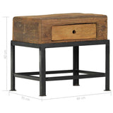 Bedside Cabinet 40x35x40 cm Solid Reclaimed Wood 282890