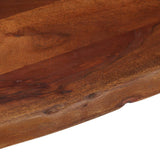 Coffee Table Honey Brown 110x55x40 cm Solid Wood Acacia 374950