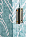 Folding Room Divider 160x170 cm Butterfly Blue 245886