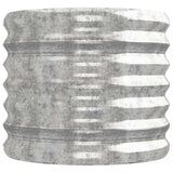 Garden Raised Bed Galvanised Steel 224x40x36 cm Silver 318877