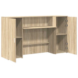 Reception Desk Sonoma Oak 180x50x103.5 cm Engineered Wood 3324207