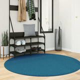 Rug OVIEDO Short Pile Turquoise 160 cm 375612