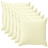 Cushion with Pillow HOUTEN 6 pcs Cream Polyester 932598