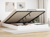 Ottoman Bed Frame White 203 x 160 x 25 cm Engineered Wood 3409213