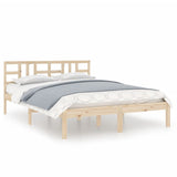 Bed Frame without Mattress 140x190 cm Solid Wood 3105385