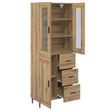 Highboard 2 pcs Artisan Oak 69.5 x 34 x 180 cm Engineered Wood 3415922
