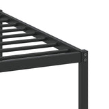 Bed Frame without Mattress Smoked Oak 160x200 cm Engineered Wood 4106746