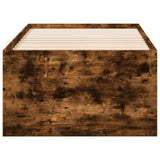 Daybed Smoked Oak Engineered Wood Single Storage Daybed 3280241