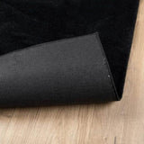 Rug OVIEDO Short Pile Black 200x200 cm 375560