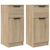 Sideboards 2 pcs Sonoma Oak 30x30x70 cm Engineered Wood 811122