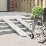 Loading Ramp 200 kg Silver 159 x 23 x 5 cm Galvanised Steel 42019253