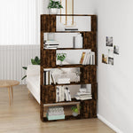 Book Cabinet/Room Divider Smoked Oak 100x24x188 cm 3187603