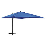 Cantilever Garden Parasol Azure Blue Polyester, Aluminium Large 312349