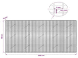 Gabion with 5 mm Wire and 5x2.5 cm Mesh 250x10x150 cm 3463511