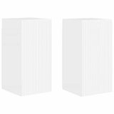 TV Wall Cabinet Wall-mounted 2 pcs Gloss White 30 x 31 x 60 cm 892278