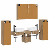 Bathroom Furniture Set 6 pcs Artisan Oak 3407142
