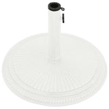 Umbrella Base White 45x45x30 cm Cast Iron 317770