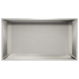 Garden Planter Silver 100 x 50 x 50 cm Stainless Steel 8005282