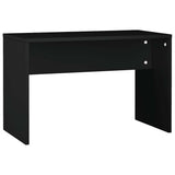 Dressing Table Set with LED Black Engineered Wood 3114116