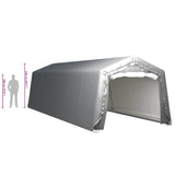 Storage Tent 300x900 cm Steel Grey 3079590