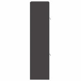 Storage Cabinet 2 pcs Black 80 x 40 x 160 cm Steel Lockable 3438729